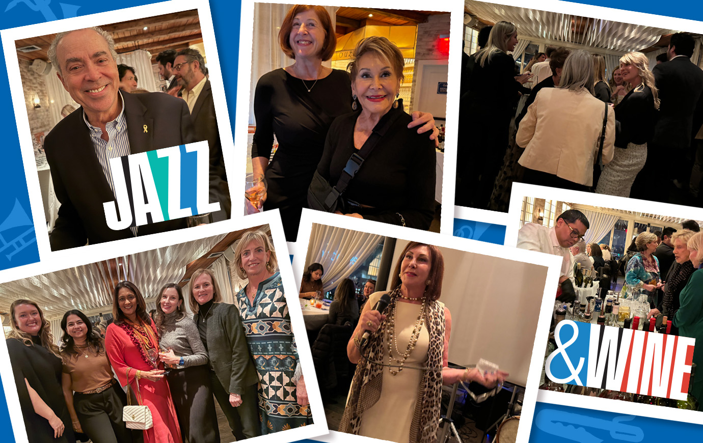 Attendees at our Jazz and Wine fundraiser